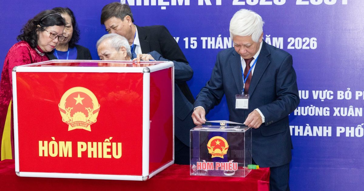 Tính đến 16h, hầu hết các tỉnh, thành phố đã đạt tỷ lệ cử tri đi bầu trên 95%