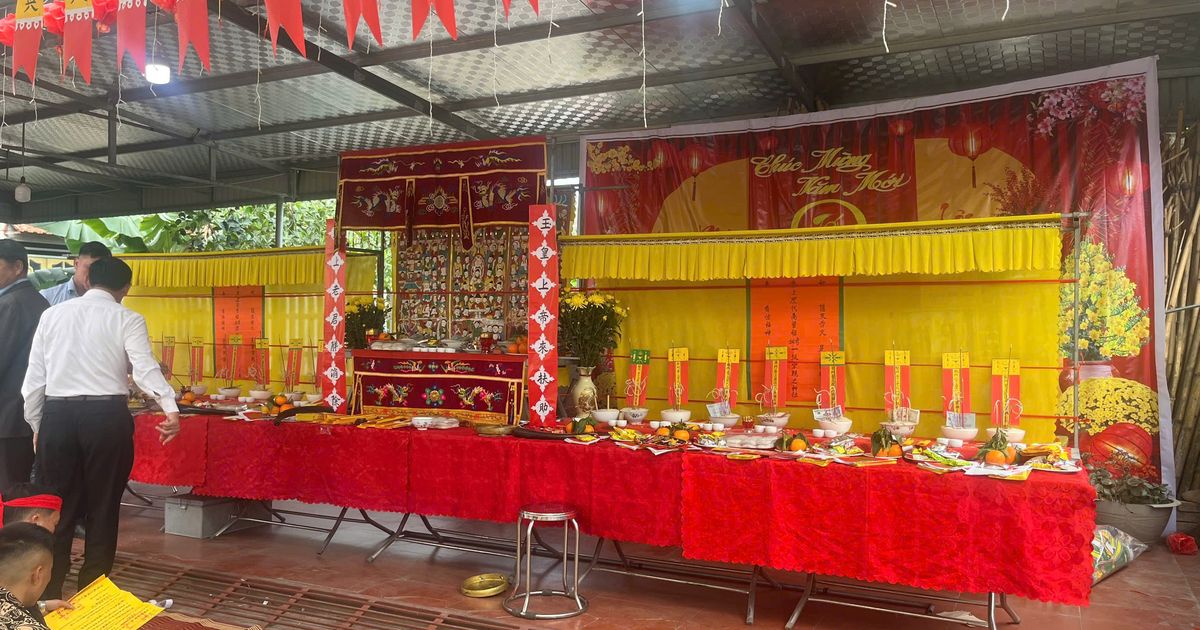 Cầu may đầu năm: Nét tín ngưỡng tâm linh đặc sắc của người Sán Dìu