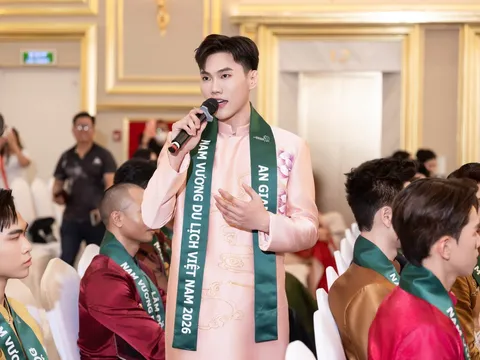Nam sinh viên ngành du lịch gây chú ý tại Hoa hậu – Nam vương Du lịch Việt Nam 2026